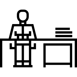 Офисный рабочий иконка