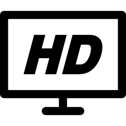 hd-televisie icoon