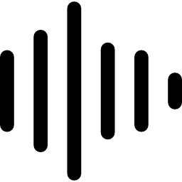 barras de sonido icono