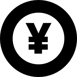 yen munt icoon