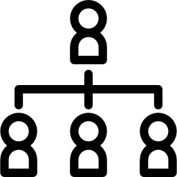 níveis de hierarquia Ícone