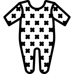 pijamas de bebé icono