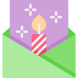 Приглашение на день рождения иконка