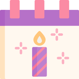Birthday and party icon