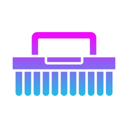 Cleaning brush icon