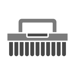 Cleaning brush icon