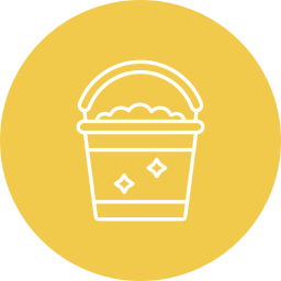 청소 버킷 icon