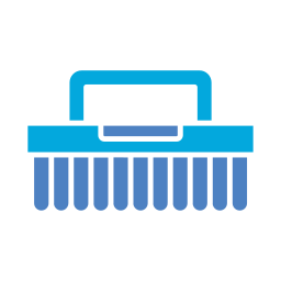 Cleaning brush icon