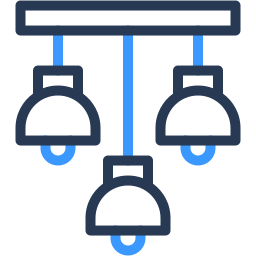 Потолочный светильник иконка
