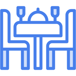 Dinner table icon