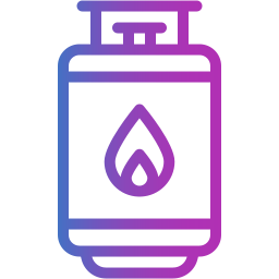 Gas cylinder icon