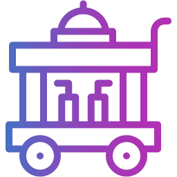 chariot alimentaire Icône