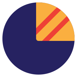 diagramme circulaire Icône