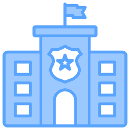 estación de policía icono