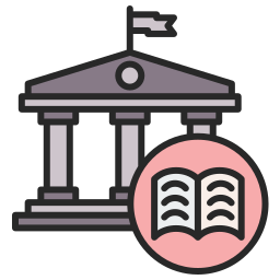 Öffentliche bibliothek icon
