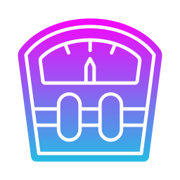 Weight scale icon