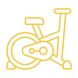 bicicleta estacionaria icono