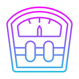 Weight scale icon