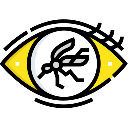 Żółta febra ikona