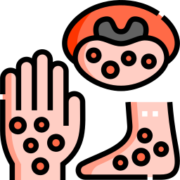 Hand foot and mouth disease icon