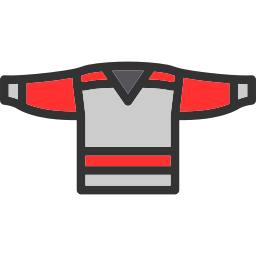 camiseta de hockey icono