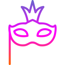 Carnival mask icon