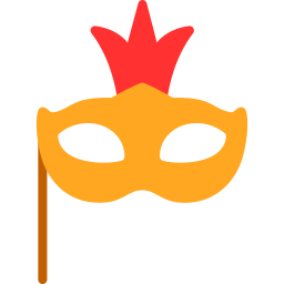 Carnival mask icon