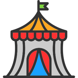 chapiteau de cirque Icône