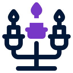 Candle holder icon