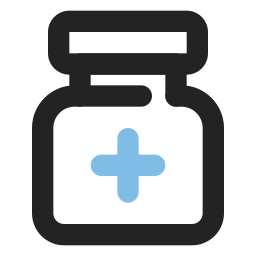 Medicine jar icon