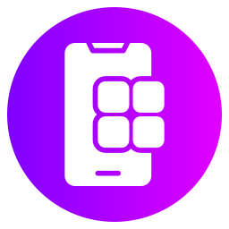 applicatie voor de mobiele telefoon icoon