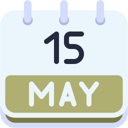 Calendar date icon