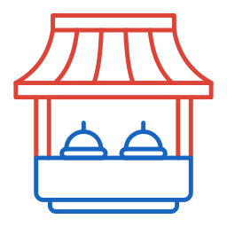 Food stall icon