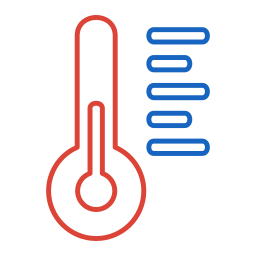 Smart temperature icon