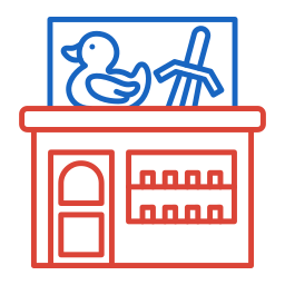 Toy shop icon