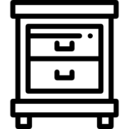 mesita de noche icono