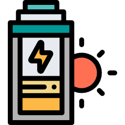 dom energía icono