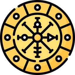 roue de fortune Icône