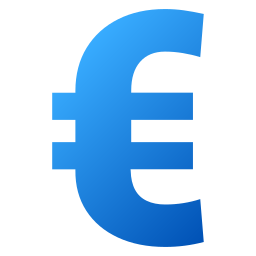pièce en euros Icône