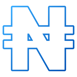 naira-teken icoon