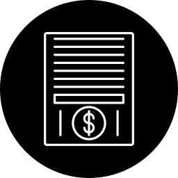 Financial report icon