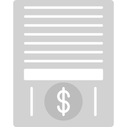 Financial report icon