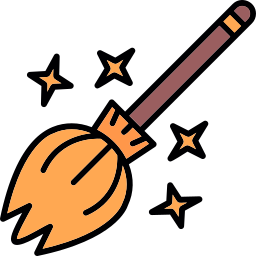 Magic broom icon