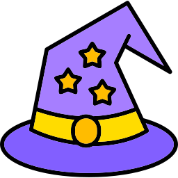 tovenaar hoed icoon