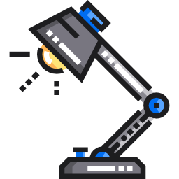 Desk lamp icon