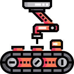 Robot arm icon