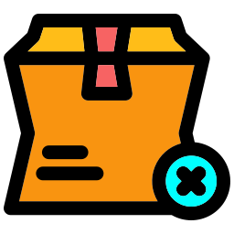 Damaged package icon