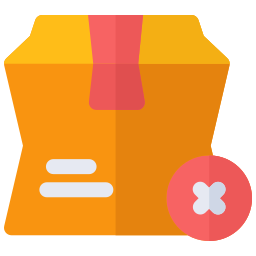 Damaged package icon