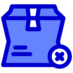 Damaged package icon