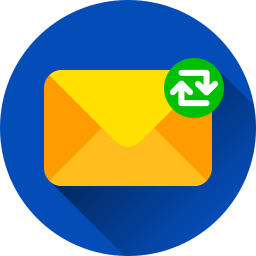 e-mails uitwisselen icoon